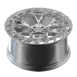 Polished forged concave rims by RVRN Wheels for Audi-inspired performance builds and modern Corvette custom wheel applications