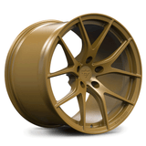 Deep Bronze RV-MC24 forged concave wheel with performance-focused Y spoke design for Corvette C8 and premium sports cars
