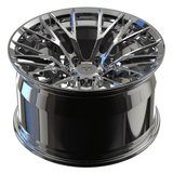 RVRN RV-MC65 custom forged concave wheel close-up detail, precision machined spokes, deep concave structure and performance engineering focus