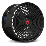 RVRN RV-MD02 forged full face Lamborghini Huracan wheels Gloss Black custom fitment