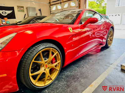 Custom performance Y-spoke forged Ferrari wheel RV-MF02 bespoke build