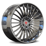 RVRN RV-MG02 forged GMC Sierra chrome wheel, custom multi spoke all chrome truck wheels design