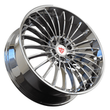 RAM truck chrome wheels RV-MG02 custom forged multi spoke all chrome performance rims