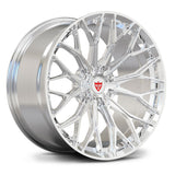 RVRN RV-MG03 polished 1-piece forged wheel with a concave multi-spoke face for GMC Sierra 1500 builds
