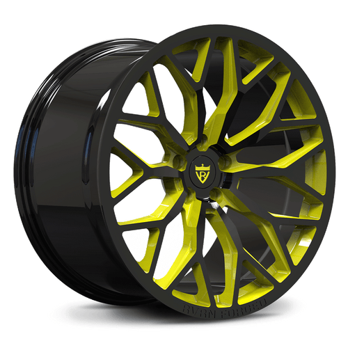 RVRN RV-MG122 custom forged Y spoke concave wheel showcasing monoblock design, optimized for C8 Corvette wheels performance fitment and lightweight structure