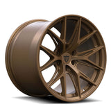 RVRN RV-MH051 deep concave forged Y spoke wheel in copper for Ford Mustang Shelby GT500 inspired builds, featuring lightweight aluminum construction and custom performance fitment