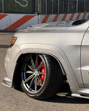 RVRN Wheels RV-MJ02 custom 10 spoke forged wheels for Ford Explorer ST with matte black finish