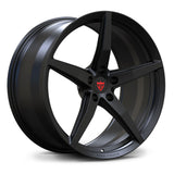 Matte black RV-ML01 custom forged wheel designed for Lamborghini Temerario fitment with lightweight performance engineering