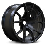 RV-MR01 forged center lock style wheel matte black finish for Porsche performance cars