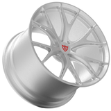 RVRN RV-MR01 deep concave forged wheels with Y spoke design in brushed aluminum for Mercedes-Benz SLS AMG style builds