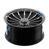 RV-MR04 lightweight forged truck wheels with multi spoke design and black polish finish for Ford truck enthusiasts