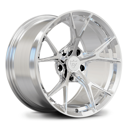 Custom forged monoblock track wheel designed for Porsche 718 Cayman, high-performance styling and precision engineering.