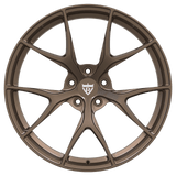 RVRN RV-MS102 bronze Y spoke forged wheels inspired for Porsche Taycan performance EV applications