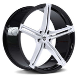 RVRN RV-MS63B custom forged 1-piece 5 spoke wheels, precision engineered audi wheels, lightweight performance structure, detailed spoke geometry, design your own wheels concept