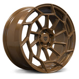 RVRN RV-S3 bronze multi spoke forged wheels for Audi RS6 style applications, custom directional rim design for luxury performance cars