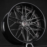 RVRN Wheels RV-T081 custom forged BMW performance wheels with transparent black finish