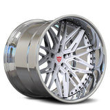 RVRN RV-T081 custom deep dish forged JDM rims for Nissan 350Z in white finish with lightweight performance construction