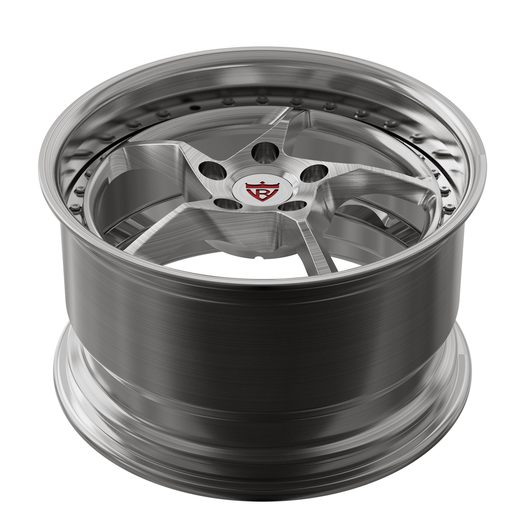 RVRN RV-DF01 5 Spoke Deep Dish Ferrari Forged Wheels | Custom 2-Piece ...