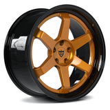 RVRN 6 spoke forged wheels copper bronze finish custom lightweight rims for BMW performance builds