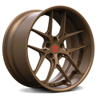 RVRN deep dish forged wheel RV-DR08 designed for both street and track supercar performance applications