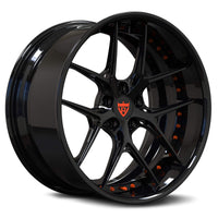 RV-DR08 premium custom forged deep dish wheel designed for Corvette Porsche and McLaren supercar builds