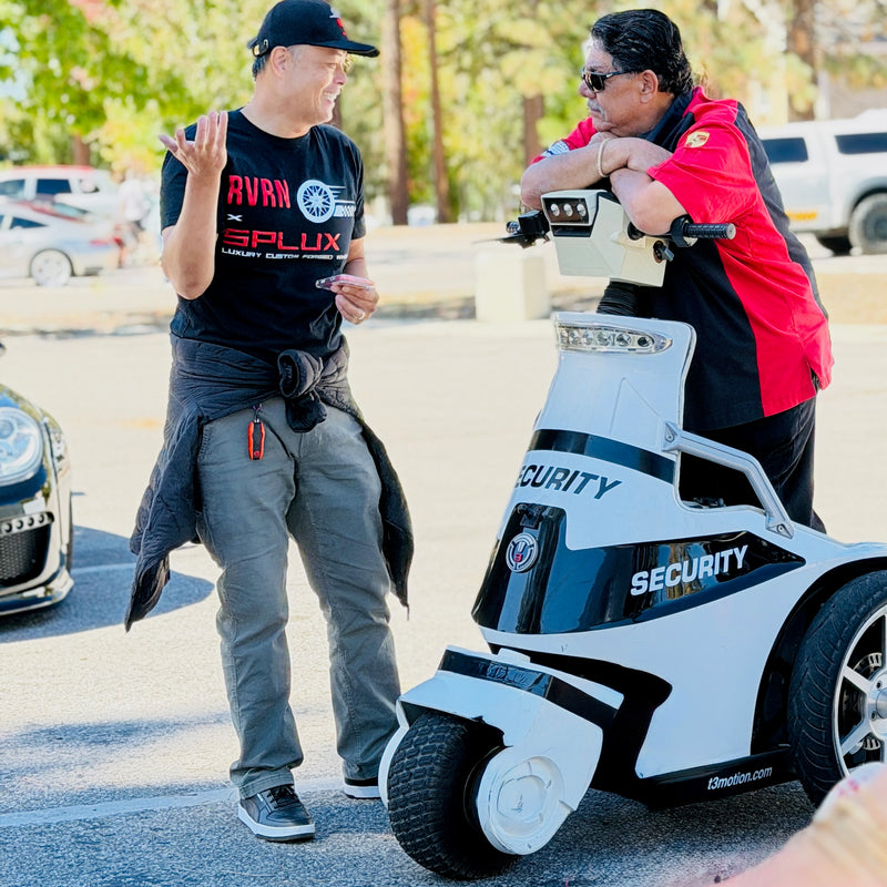 RVRN team engaging with Porsche owners and enthusiasts at Big Bear.