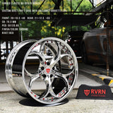 Chrome wheels for Acura-custom forged 2-piece wheels RV-DS016-RVRN Forged