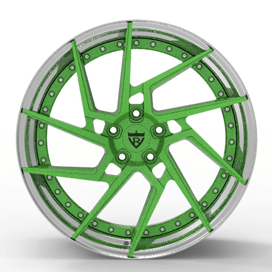 2 PIECE FORGED GREEN WHEEL SERIES: RV-DF041 - RVRN WHEELS