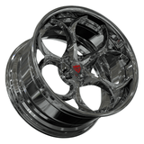 2024 Acura Integra Custom Forged Wheels-Chrome and Black RVRN RV-DS016 2-Piece Rims 