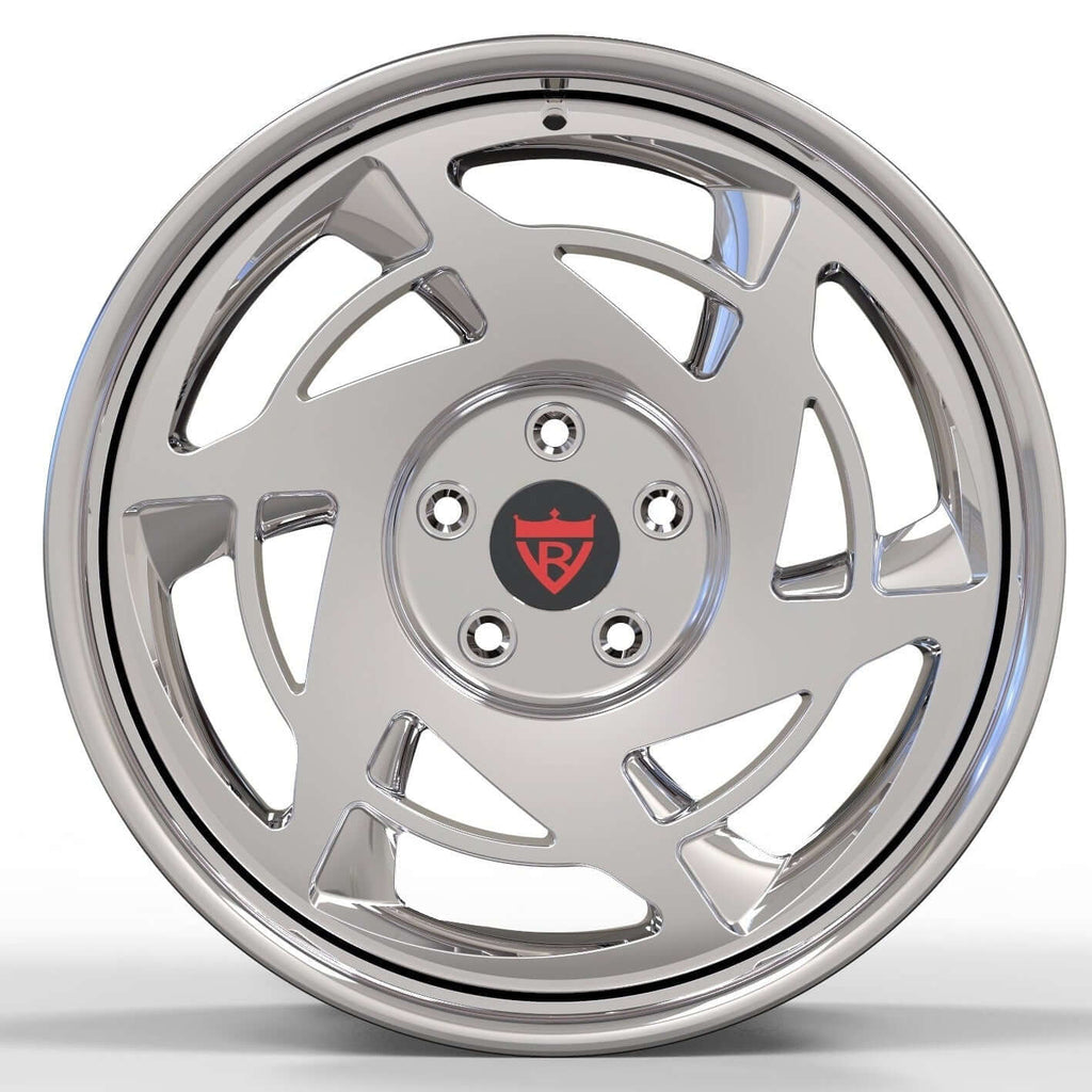 DEEP DISH 3-PIIECE FULLY FORGED WHEELS SERIES: T081 Black Rims โ RVRN ...