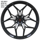 Black Forged Wheels- 19 inch tesla wheels