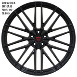 performance rims for Audi with optimized brake clearance Y spoke forged wheel RV-MQ81 engineering detail