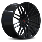 RVRN RV-MQ81 custom forged Audi rims Y spoke design deep concave lightweight performance wheel front angle