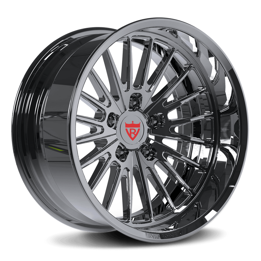 Custom 1 piece H-type deep dish forged wheels RV-HR01 for trucks, truck chrome wheels, high-quality forged wheels deep dish design
