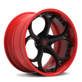 Alfa Romeo Custom Aftermarket Wheels: RVRN Forged 2pc RV-DS016  Red and Black rims for Alfa