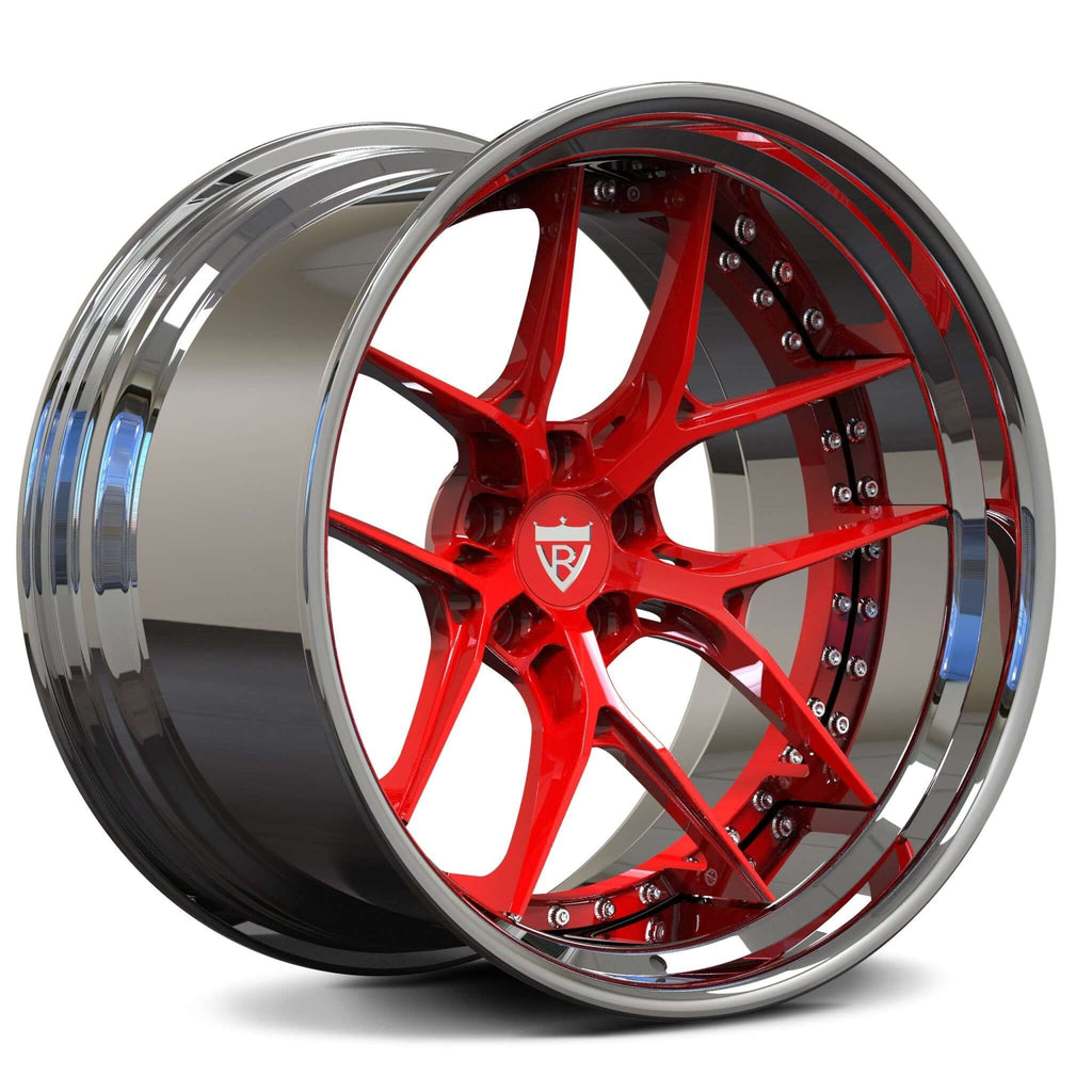 CUSTOM FORGED DEEP DISH-CONCAVE CARBON FIBER BMW WHEELS: DR08D