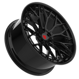 Rims for Audi- Custom Forged 2pc Aftermarket Black Wheels 