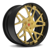 CUSTOM FORGED 2-PIECE GOLD WHEELS SERIRS: RV-DS74