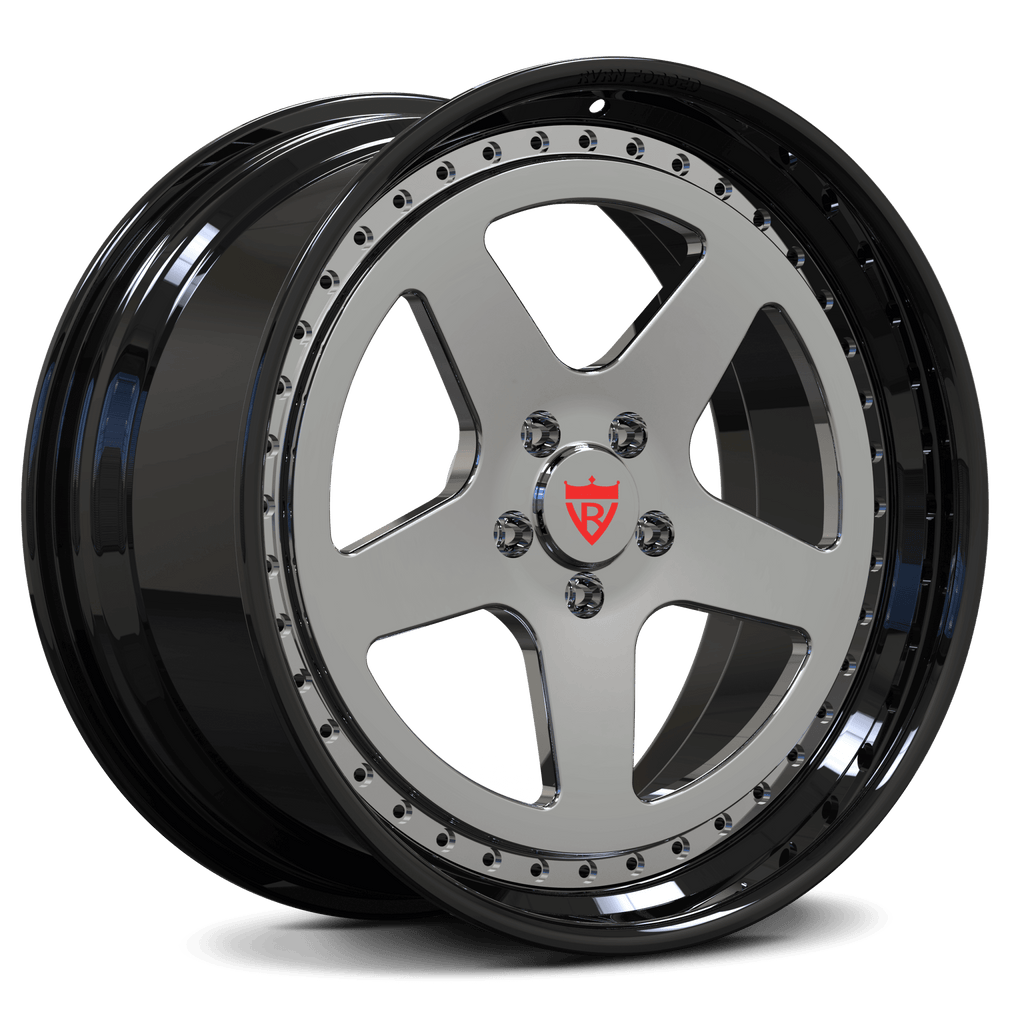 CUSTOM FORGED 2-PIECE OLD SCHOOL CORVETTE WHEELS: RV-DCO3