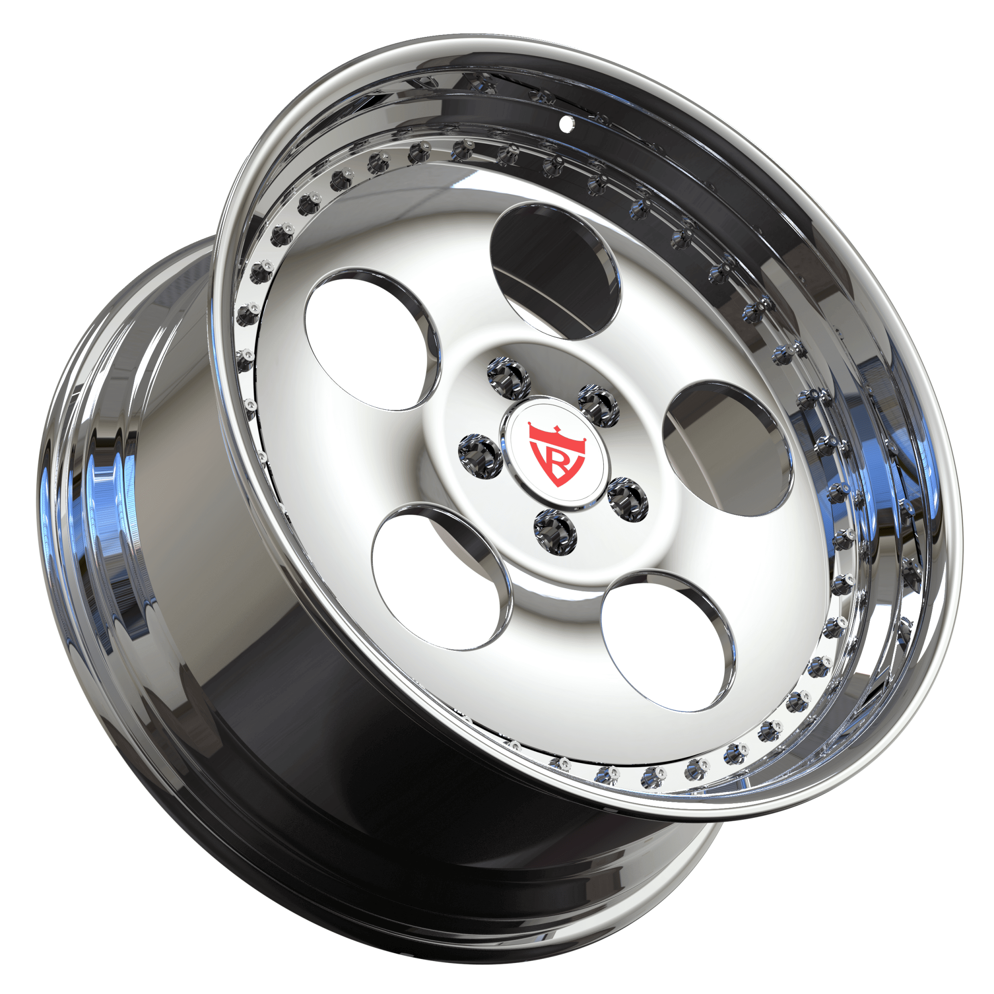 CUSTOM FORGED 2-PIECE OLD SCHOOL WHEELS: RV-DR18