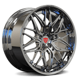 Custom Chrome Corvette Wheels-RVRN Forged Deep Dish Rims 