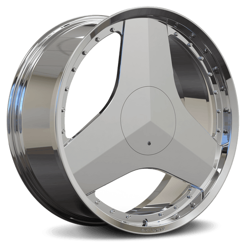 CUSTOM FORGED MONOBLOCK OLD SCHOOL MUSCLE CAR WHEELS SERIES: RV-MC33 - RVRN WHEELS