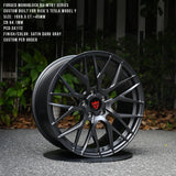 Tesla Model Y Aftermarket Rims-Satin Dark Gray-Custom Forged 1 Piece Wheels-RVRN RV-MT01 Series