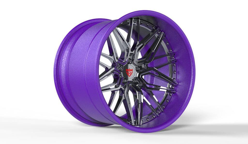 Lavander Colored Rims Midnight Purple Color Rims