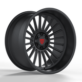 DEEP DISH FORGED MONOBLOCK BLACK WHEELS: RV-HR88 - RVRN WHEELS