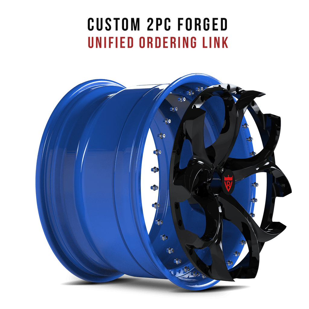 R-10K CUSTOM 2PC FORGED WHEELS