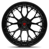 Rims for Audi- Custom Forged 2pc Aftermarket Black Wheels 