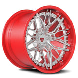 RVRN RV-C081 forged deep lip wheels designed for widebody vehicle applications with staggered fitment and aggressive concavity