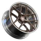 RVRN RV-DB179 chrome with bronze forged Y spoke wheels designed for Audi tuning and performance styling