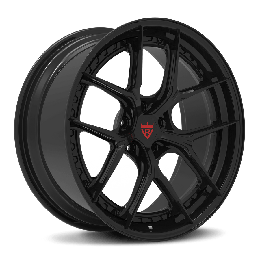 RVRN RV-DB179 gloss black Y spoke forged wheels for Corvette C8 Stingray custom fitment